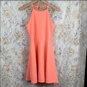 Neon coral Mossimo dress